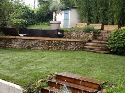 jardin en pente