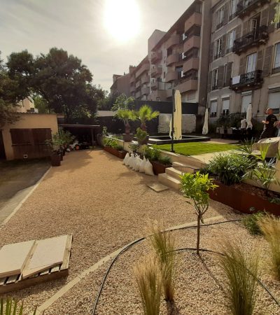 chantier paysager en ville paysador