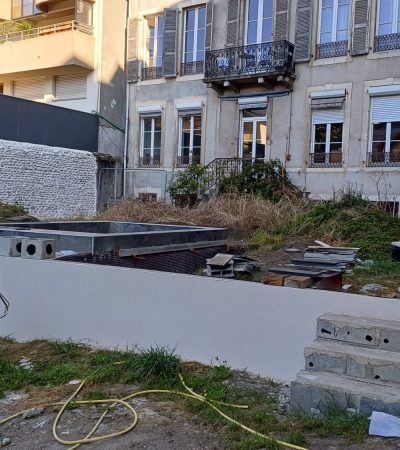 AVANT -chantier paysager en ville paysador