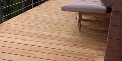 terrasse bois pour coin repas
