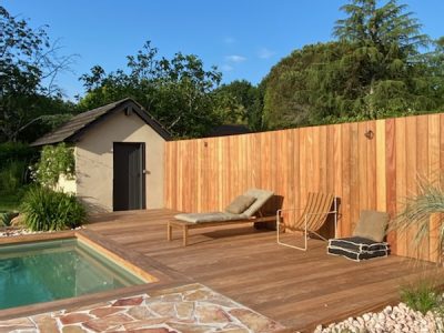 paysador aménagement paysager et Clôture en bois